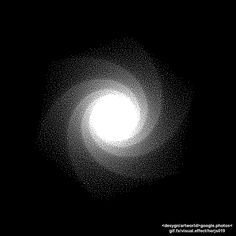 a black and white photo of the sun in the dark sky with no light on it