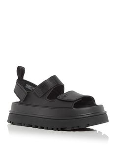 UGG® Women's Goldenglow Sandals  Shoes - Bloomingdale's Ugg Sandals Outfit, Ugg Shoes Women, Ugg Slides, Ugg Sandals, Black Uggs, Sandals Outfit, Fisherman Sandals, Platform Slippers, Slides Shoes