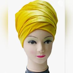 Yellow Velvet Head Turban. Size: One Size Color: Yellow Condition: Great Condition, Never Worn. Material: Velvet Approximate Measurements: Refer To Pictures. Fitted Yellow Turban, Yellow Headband-style Turban, Yellow One-size Headband Turban, Turban Wrap, Head Turban, Tube Scarf, Brand Accessories, Women's Headwear, Twist Hairstyles