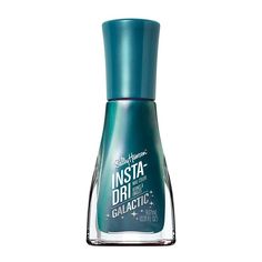 The Galactic collection is inspired by the deep dimensions of the galaxy. These 8 Sally Hansen Insta-Dri magnetizing nail polish lacquers will make you shine like the stars in the sky! Dries in 60 seconds. 1 Stroke. 1 Coat. Done. No wait. No smudge. HOW TO USE: Apply one coat of this Sally Hansen Insta-Dri nail polish to clean, dry nails and allow to dry for 1 minute. Metallic Blue Nails, Shine Like The Stars, Future Nails, Sally Hansen Nail Polish, Mastic Gum, Quick Dry Nail Polish, Dry Nails Quick, Sally Hansen Nails, Stars In The Sky