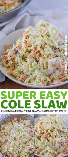 this super easy coleslaw recipe is the perfect way to use up leftover coleslaw