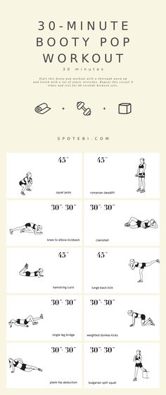 an info sheet with instructions for how to do the body - up workout in 3 minutes