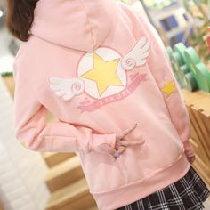 Casual Long Sleeve Hoodie With Anime Print, Casual Drawstring Hood Sweatshirt For Cosplay, Casual Anime Print Hooded Top, Casual Hooded Top With Anime Print, Casual Long Sleeve Tops For Cosplay, Winter Anime Print Hooded Top, Harajuku Long Sleeve Hoodie With Graphic Print, Cotton Hooded Outerwear With Anime Print, Long Sleeve Cotton Top For Cosplay