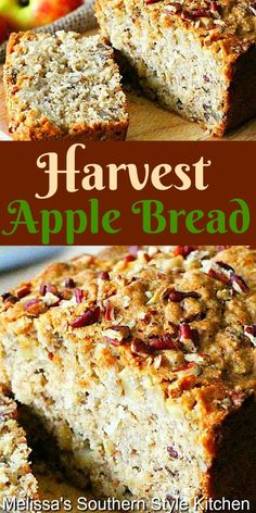 this is an image of harvest apple bread