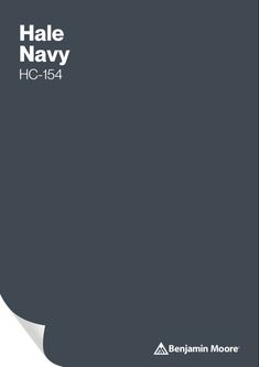 an image of the cover of hale navy, ho - 1564 by benjamin moore