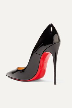 Black So Kate 120 patent-leather pumps | CHRISTIAN LOUBOUTIN | NET-A-PORTER Christian Louboutin Shoes Pumps, Christian Louboutin Heels Outfit, Feminine Shoes, Louboutin So Kate, Christian Louboutin So Kate, So Kate, Louboutin Heels, Christian Louboutin Heels, Hot Heels