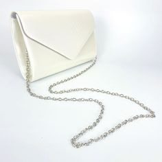 Ladies Mini Shiny Leather Envelope Purse Women Luxury Golden Chain Crossbody Bag Fashion Girls White Elegant Envelope, Envelope Handbag, Envelope Purse, Internal Design, Wedding Purse, Pillow Styling, Envelope Design, Envelope Clutch, Chain Crossbody Bag