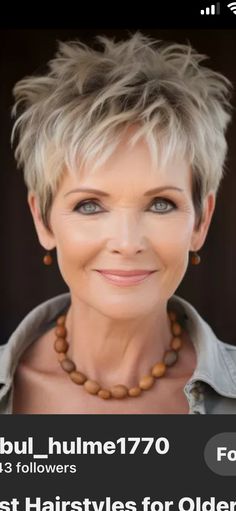 Spikey Short Hair, Short White Hair, Short Sassy Haircuts, Short Silver Hair, Short Hair Images, Really Short Hair