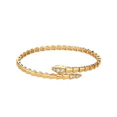 Yellow gold Serpenti Viper Bracelet with 0.47 ct Diamonds | Bulgari Official Store Bvlgari Serpenti Bracelet, Serpenti Viper Bracelet, Bvlgari Gold, Jewellery Stack, Bvlgari Bracelet, Italian Gold Jewelry, Bulgari Jewelry, Jewelry Stack, Luxury Bracelets