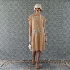 1920s Dresses Casual, Robe Flapper, 1920s Bridesmaid Dresses, Roaring Twenties Fashion, Downton Abbey Dress, Gatsby Dresses