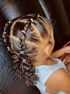 Mixed Girl Hairstyles, Baby Girl Hairstyles Curly, Daughter Hairstyles, Hairstyles Girl, Cute Toddler Hairstyles, Easy Little Girl Hairstyles, Girl Hair Dos, Kids Curly Hairstyles