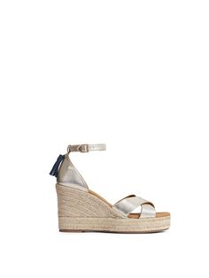 The Valencia - Metallic Gold Fairfax And Favor, Womens Espadrilles Wedges, Wedges Sandals, Women's Espadrilles, Womens Sandals Wedges, Whimsical Wedding, Shoes Heels Wedges, Summer Chic, Leather Wedge Sandals