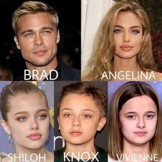 Anglina Jolie, Shiloh Jolie, Brad And Angelina, Brad Pitt And Angelina Jolie, Jolie Pitt, Four Kids, That One Friend, All Kids