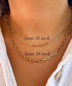 "◈Welcome to our Chain Collection◈ This subtle yet glamorous statement piece features alternating sizes of oval-shaped paper clip Figaro link design. Crafted in 14K Gold and available in two widths and 5 different lengths This beauty is perfect for layering and will add a unique and chic vibe to your everyday look. * Material: 14k Gold * Available in 5 Lengths: 16\" ,18\", 20\", 22\" , 24\" *Thickness : 3mm and 4mm *Made in Italy *Lobster Clasp ◈All items will be packaged in a high-quality Jewel Classic Oblong Cable Chain Jewelry, Paperclip Chain Jewelry For Gift, Anniversary Link Chain Necklace With Paperclip Chain, Anniversary Paperclip Chain Link Necklace, Anniversary Paperclip Chain Necklace, Oval Link Paperclip Chain Jewelry As Gift, Oval Link Paperclip Chain Jewelry For Gift, Anniversary Cable Chain Necklace With Oval Links, Anniversary Oval Link Cable Chain Necklace