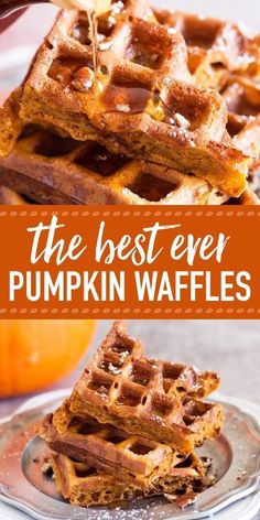 the best ever pumpkin waffles