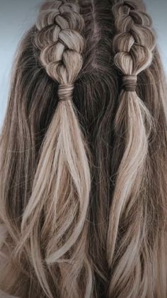 Summer Hairstyles For Short Hair, Cute Summer Hairstyles, Gorgeous Braids, Real Human Hair Extensions, Hair Cute, Braid Ideas, Hair Summer