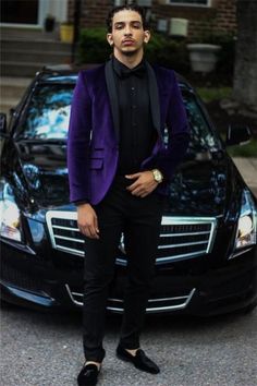 Velvet Prom Suit, Purple Prom Suit, Wedding Dress Purple, Suit Wedding Dress, Prom Outfits For Guys, Prom Suits For Men, Prom Suit, Purple Blazer, Purple Wedding Dress