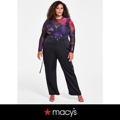 in stock Corset And Cargo Pants Outfit Plus Size, Plus Size Black Leather Pants, Plus Sized Leather Pants, Cheap Camouflage Full-length Cargo Pants, Camouflage Military Cargo Pants With Hip Pockets, Plus Size Cargo Pants, Plus Size Pants, Trendy Plus Size, Black Beauty