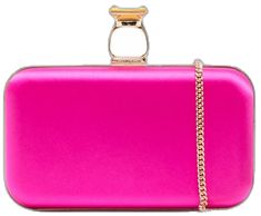 Sachin & Babi On The Rocks satin clutch bag - Pink