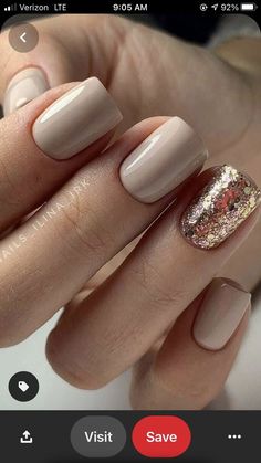 Fall Nail Art Designs, Nude Nail Designs, Fall Nail Art, Nail Designs Glitter, Trim Nails, Fall Nail Colors