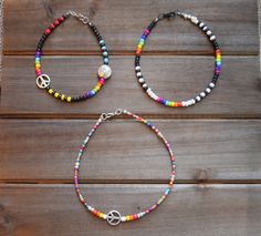 Excited to share this item from my #etsy shop: Ankle Bracelet, Boho Anklet, Beaded Anklets, Hippie Anklet, Rainbow Colors, Pride Colors Purple Anklet, Seed Bead Anklet, Ankle Bracelets Boho, Beaded Boho Jewelry, Bead Anklet, Large Silver Hoop Earrings, Beaded Ankle Bracelets, Beaded Ankle, Anklets Boho