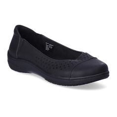 Time And Tru Women's Slip-On Comfort Shoes Size 12 Brand New With Tags Time And Tru's Slip-On Shoes, Comfort And Style Combine For One Sensational Fit. During Those Days When Heels Or Boots Aren't Your Vibe, These Slip-On Shoes Are The Ones You'll Want To Reach For. A Padded Heel Collar Provides Added Comfort And The Support You Crave. Enjoy A Pair That's There When You Want To Dress Up Or Dress Down. Material: Polyurethane/Elastic Upper; Tpr/ Leather Flocking Outsole Heel Height & Type: Flat Sh Slip-resistant Synthetic Flats With Round Toe, Black Slip-resistant Round Toe Flats, Black Slip-resistant Flat Heel Slip-ons, Slip-resistant Synthetic Slip-ons, Slip-resistant Flat Synthetic Slip-ons, Slip-resistant Synthetic Flat Slip-ons, Black Non-slip Synthetic Flats, Black Flats With Perforated Toe Box, Slip-resistant Closed Toe Synthetic Flats