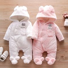 Material&Fabric:Polyester Suitable Season:Winter Package included:1 Pieces Thickness of clothing:Thick Keyword Tag:Solid Color Socks Winter Rabbit, Winter Romper, Baby Rosa, Baby Overall, Solids For Baby, Baby Jumpsuit, Baby Bunny, Baby Wraps, Baby Bunnies