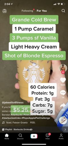 Starbucks Healthy, Low Carb Starbucks, Keto Starbucks