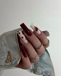 #christmas nails #november nails ideas #nail design #nail inspo #elegant nails #prom nails #trendy nails #cool nail inspo #nude nail designs #nail types #fall nail design #coffin nails #grad nails #nail art automne 2024 #winter nails #nail ideas #acrylic nails #fall seasons nails #ongle autumne #manucure automne 2024 #autumn acrylic nails #simple autumn nails #holiday nails #turkey nails #literally me #fall nails #christmas wallpaper #lyrics #mincraft idea houses #layered look inspo #xmas nails Red Nail Art Designs, Red Nail Art, Square Nail Designs, Beige Nails, Nail Art Ideas, Classy Nails, Nail Technician