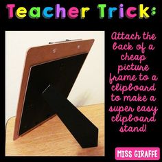 an image of a teacher trick with text