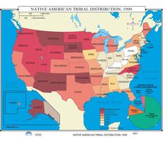 Kappa Map Group  067 Native American Tribal Distribution 1999 Native American Knowledge, History Wall, History Curriculum, California History, Native American Tribes, Wall Maps, Native American History, Us History, American Heritage