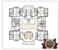 the floor plan for an apartment building