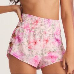 Adorable Loveshackfancy X Hurley Collaboration Cutout Shorts. Elastic Waist, And Side Cutouts With Bows. Brand New With Tags. Lsf Has The Best Collabs! Size Xl Feminine Floral Print Vacation Shorts, Floral Print Short Bottoms For Brunch, Short Floral Print Bottoms, Pink Stretch Bottoms For Brunch, Pink Beachwear Bottoms For Brunch, Floral Print Beachwear Bottoms For Brunch, Pink Summer Shorts For Brunch, Pink Short Bottoms For Brunch, Cutout Shorts