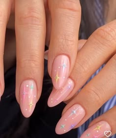 Belle Inspired Nails, Colorful Star Nails, Stars Nails Design, Acrylic Star Nails, Nail Design Star, Y2k Star Nails, Star Nails Y2k, Star Nails Acrylic, Red Star Nails