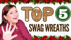 the top 5 swag wreaths for christmas