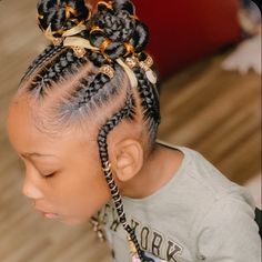 Under Shaved Hair, Braid Buns, Baby Girl Hairstyles Curly, Daughter Hairstyles, Toddler Braided Hairstyles, Kylie Hair, Black Kids Braids Hairstyles, Kids Style Hair, Kids Hairstyle