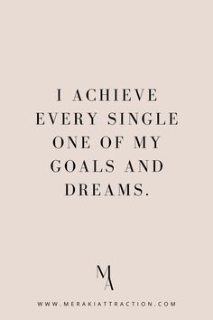 10 positive affirmation quotes. I achieve every single one of my goals and dreams. Manifestation affirmation quotes for success. Positive Affirmation Quotes, Career Affirmations, Manifesting Vision Board, Quotes Dream, Job Quotes, Goals And Dreams, Vision Board Affirmations, Quotes For Success, Vision Board Manifestation