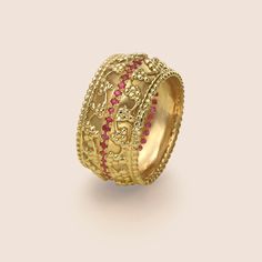 Luxury Gold Ruby Ring, Gemstone Gold Ring, Ring Decorated with Vines and Rubies, Gold Ruby Dome Ring, Statement Gold Ring, Fine Jewelry Indulge in opulence with This One of a kind Luxury Gold Ruby Ring--a captivating Gemstone Gold Ring adorned with intricate vines and rubies. This Gold Ruby Dome Ring is more than a piece of jewelry; it's a statement of elegance and sophistication. Elevate your style with this Fine Jewelry masterpiece, a timeless and unique addition to your collection that seamle Gemstone Gold Ring, Statement Gold Ring, Gold Ruby Ring, Rubin Ring, Ruby Ring Gold, Gold Gift Boxes, Gold Statement Ring, Gold Gemstone Ring, Dome Ring