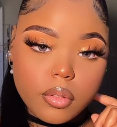 Imvu Face, Glam Ideas, 21th Birthday, Pink Story, Makeup For Black Skin, Brown Skin Makeup, Glam Makeup Look, Makeup Hacks, Glamour Makeup