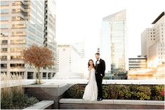 photos at Regions Tower Indianapolis wedding