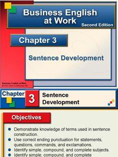 the business english course is shown in this screenshote, and shows how to use it