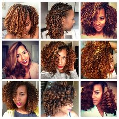 (Styles shown: fingercoils, two strand twists, wash and go, flatironed, flexirod curls, three strand twistout, two strand twistout, perm rod curls, wand curls)" Flexirod Curls, Perm Rod Curls, Rod Curls, Two Strand Twists, Wash N Go, Beautiful Natural Hair, Natural Hair Beauty, Wash And Go, Natural Hair Inspiration