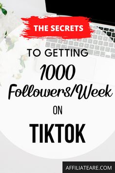 the secrets to getting 700 followers / week on tiktok with text overlay