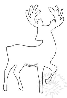 Shape Coloring Pages, Christmas Reindeer Decorations, Reindeer Decorations, Christmas Crafts Decorations, Winter Crafts, Christmas Deco