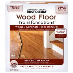 a package of wood floor restorations