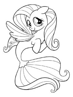 a little pony with long hair flying through the air coloring pages for kids and adults