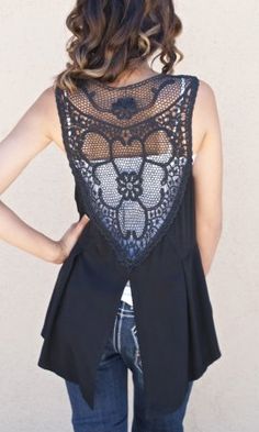 Charlotte Ladies Vintage Lace Vest Black Fantazia Clothing Tops Fashion Boho Chic, Womens Boho Tops, Dark Things, Tunic Shirt Dress, Lace Vest, Black Clothing, Embellished Blouse, Lace Outfit, Fashion Boho