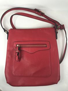 Charming Charlie Crossbody Messenger Red External Pockets - Two zippered pockets Internal One main compartment - Three internal small pockets One zipper and two open pockets Adjustable Strap Adjusts from 20" to 24" Bag Dimensions: 10.75" X 10" Bag is in excellent pre-owned condition See pics for this is the bag you will receive 100% Authentic          30 Day Returns Accepted Red Crossbody Satchel With Adjustable Strap, Red Satchel Shoulder Bag With Snap Closure, Red Satchel Bag With Zipper Pocket, Red Leather-lined Crossbody Satchel, Red Crossbody Bag With Snap Closure, Messenger Purse, Charming Charlie, Purse Bag, Kate Spade Crossbody