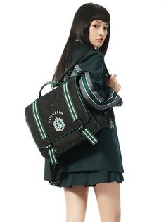 ❤︎American College Hit Color Shoulder Bag❤︎ Green School Satchel, Green Shoulder Bag For Back To School, Green Large Capacity Student Bag, Green Large Capacity Bag For Students, Back To School Canvas Satchel Bag, Large Capacity Green Shoulder Bag For Back To School, Back To School Large Capacity Green Bag, Green Shoulder Bag With Detachable Strap For School, School Satchel Briefcase With Top Carry Handle