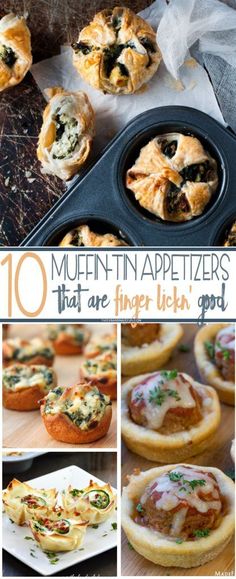 muffin tin appetizers that are finger lick good